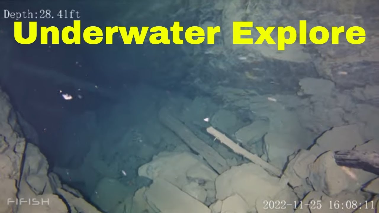 FLOODED MINE ROV Last Seen in the 1800's MANY LEVELS FOUND!