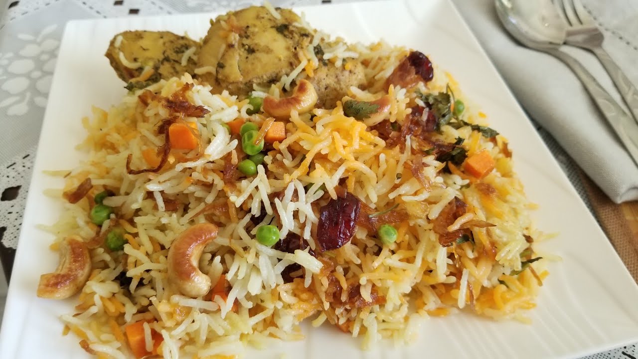 Chicken Biryani ကြက်သားဒန်ပေါက် အလွယ် ချက်နည်း #ဆန်ဖြင့်ချက်သောစားဖွယ်များ