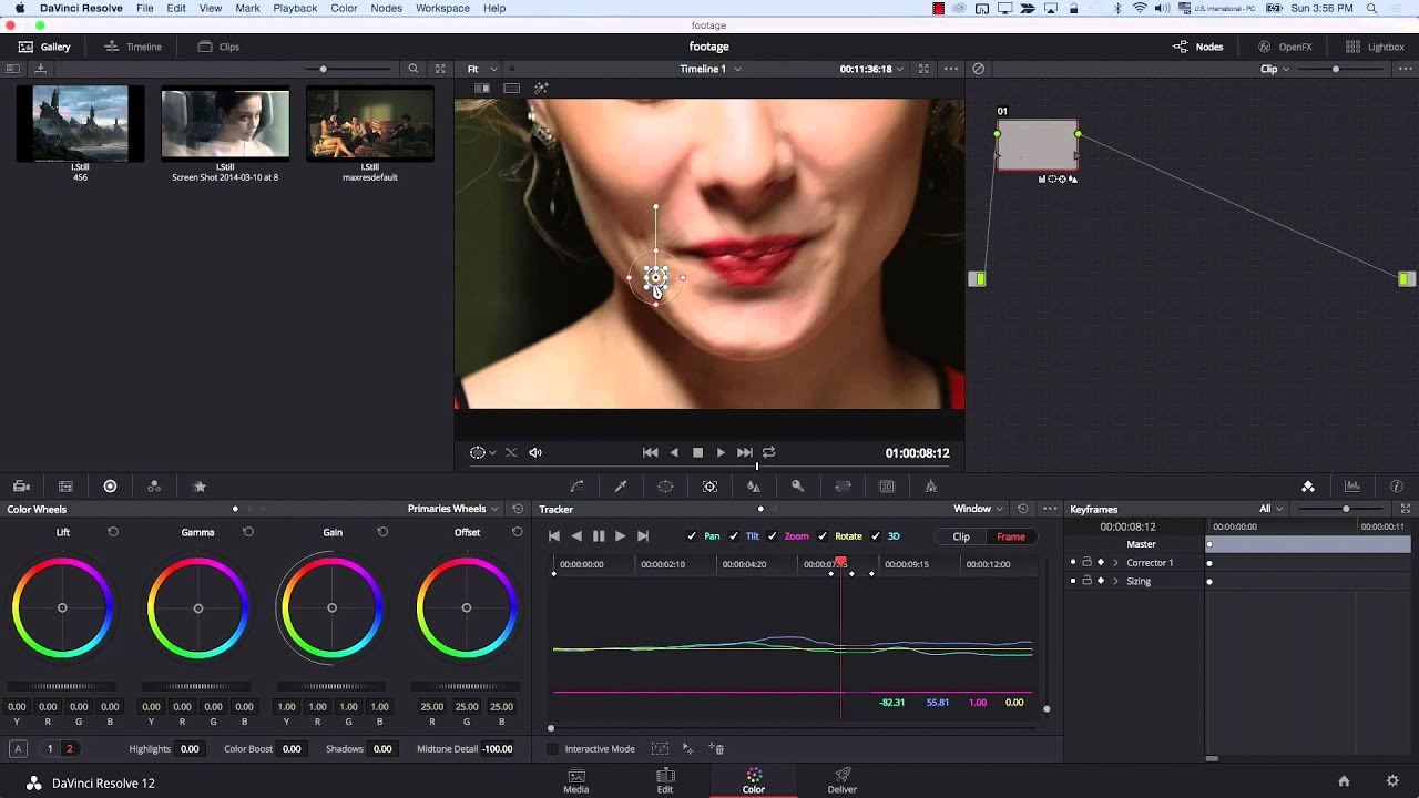 How to Remove Skin Blemishes with Davinci Resolve 12
