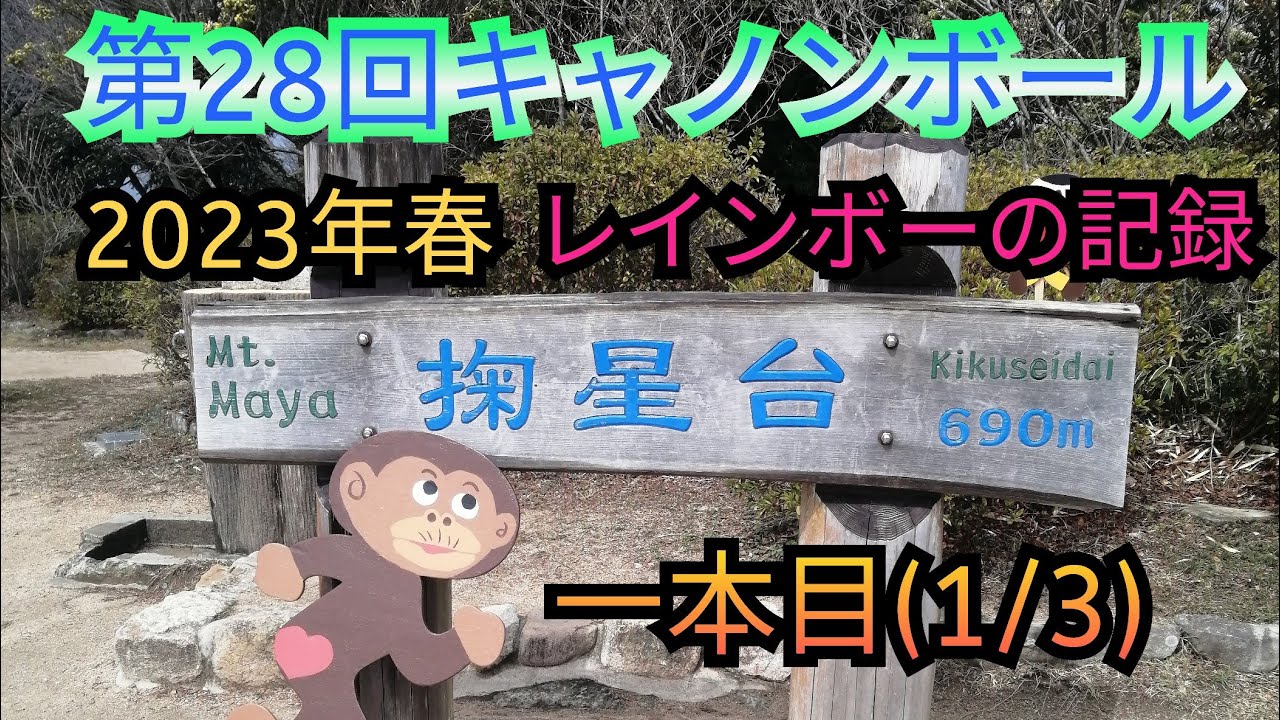 第28回キャノンボール　2023年春　レインボーの記録　一本目（1/3）