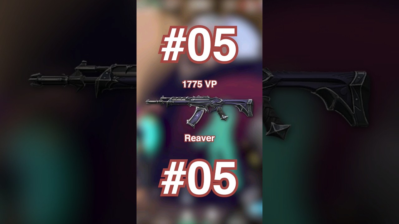 Top 5 BEST Vandal skins in Valorant #valorant #top5