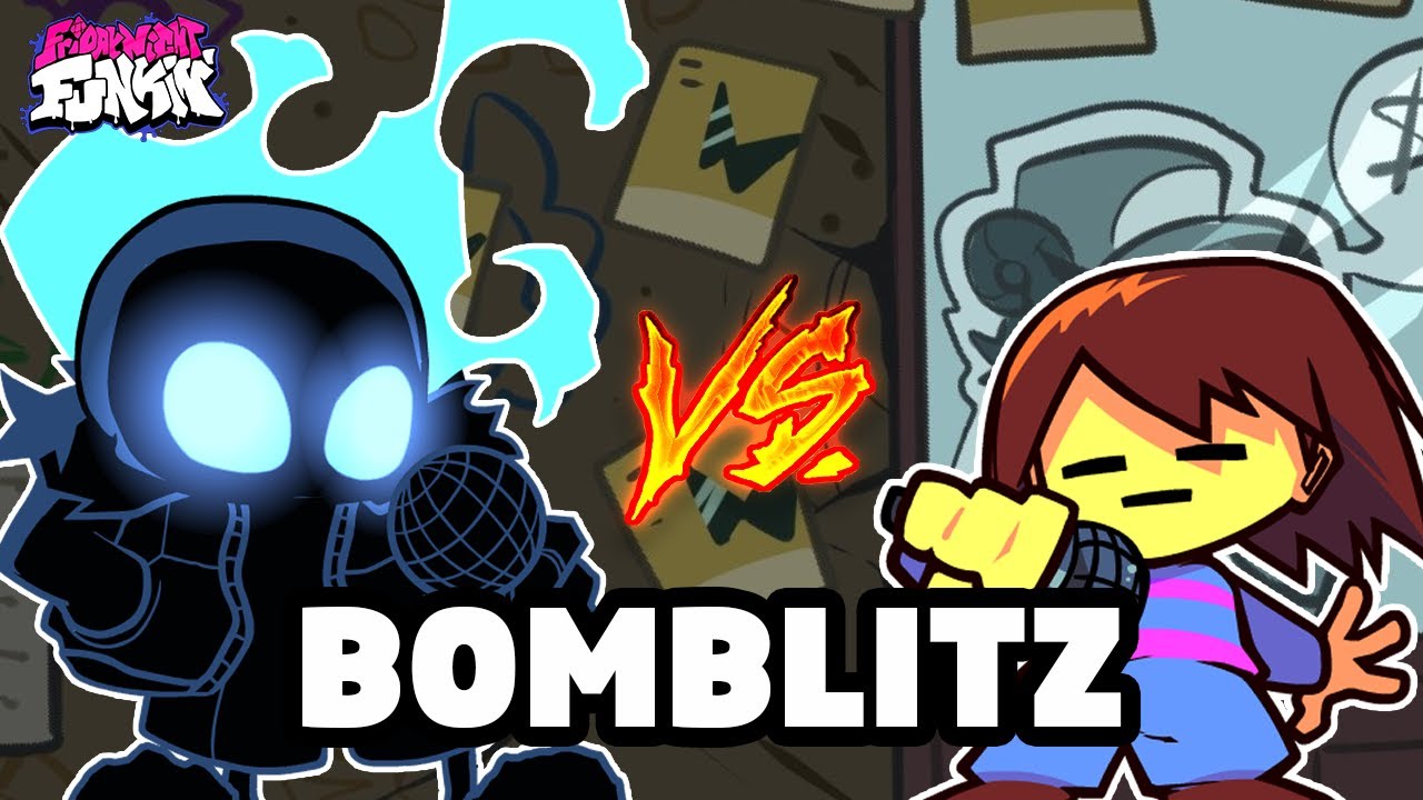 FNF Bomblitz but it's Nightmare Sans vs Frisk
