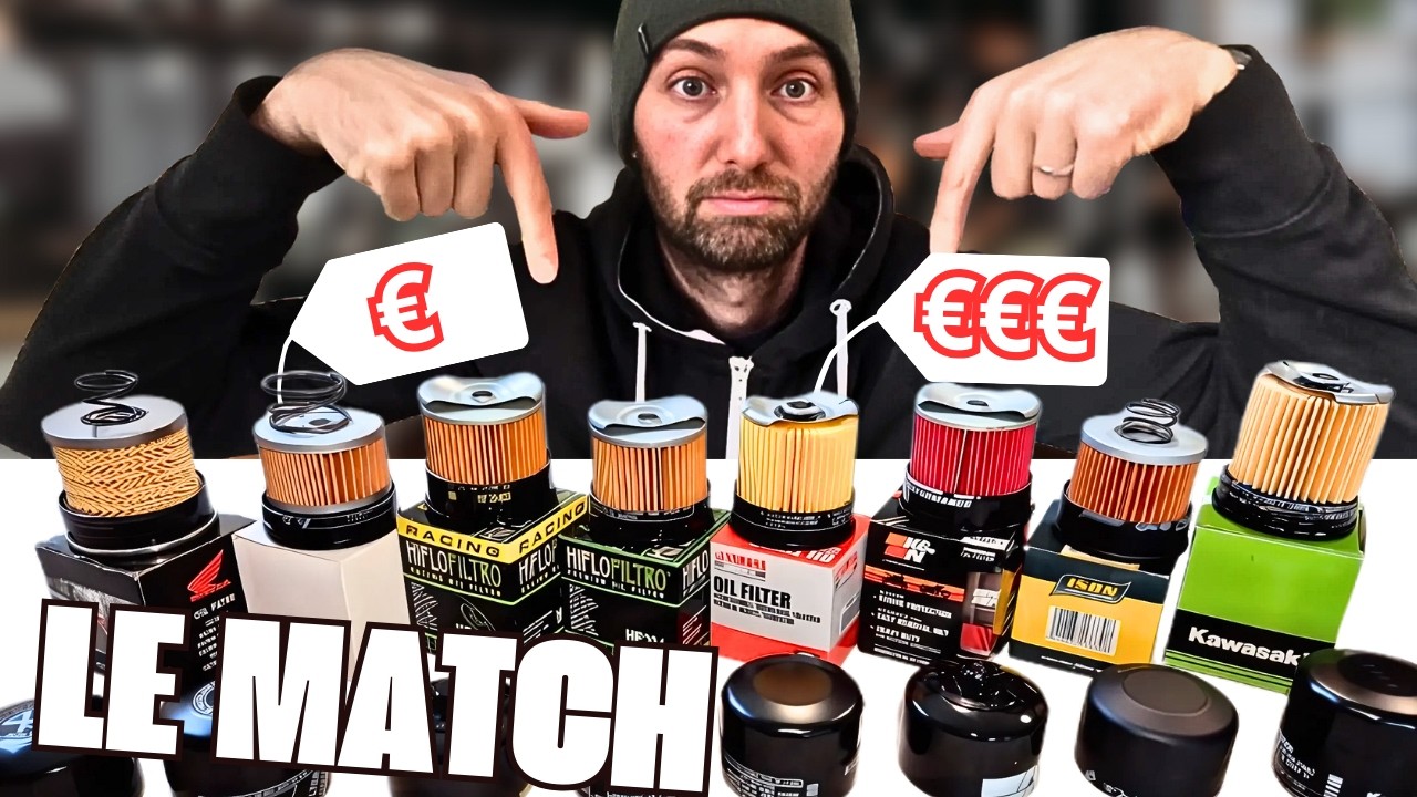🥊Moto Filtre à huile🥊le Match ! Yamaha R1 - HIFLO FILTRO - K&N - ISON 🎲Jeu Concours🎲