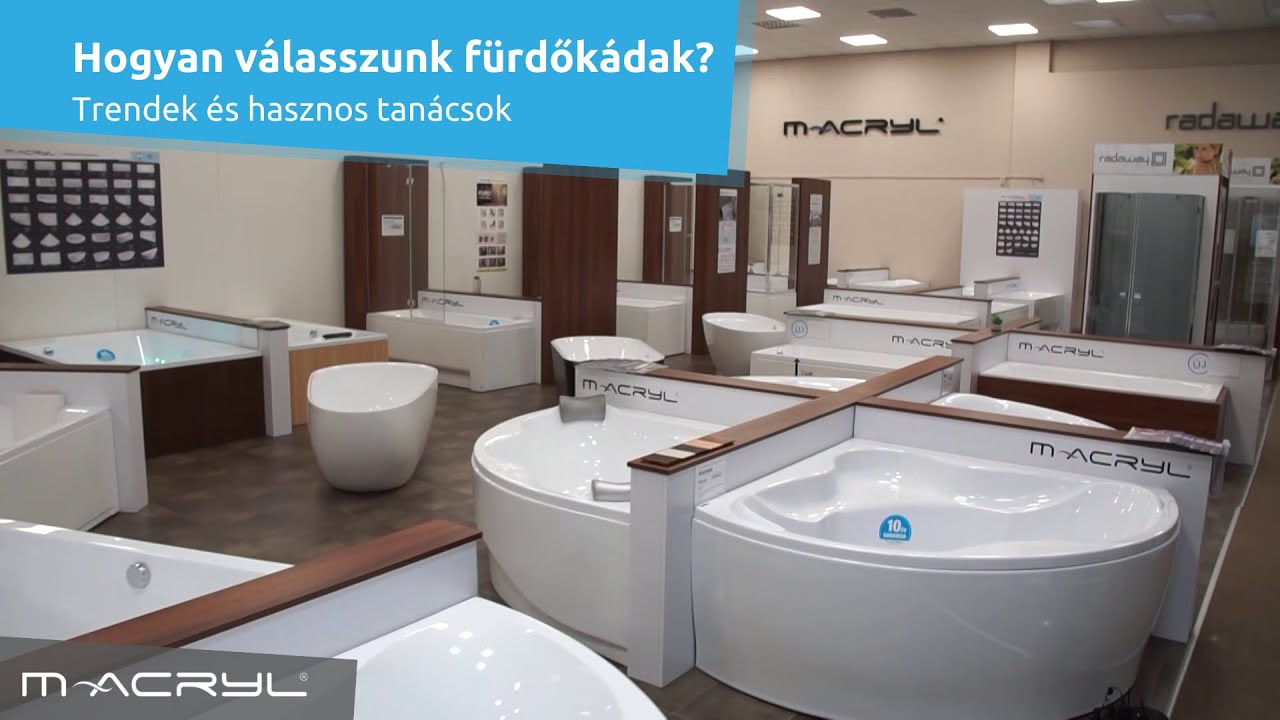Hogyan válasszunk fürdőkádat? A kádszakértő elmondja!