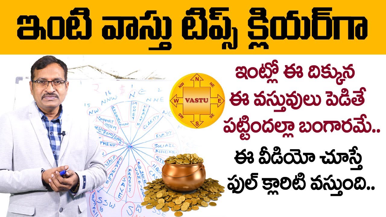 Complete Home Vastu Tips In Telugu || Home Money Attraction Tips By BVSSR Reddy || M QUBE