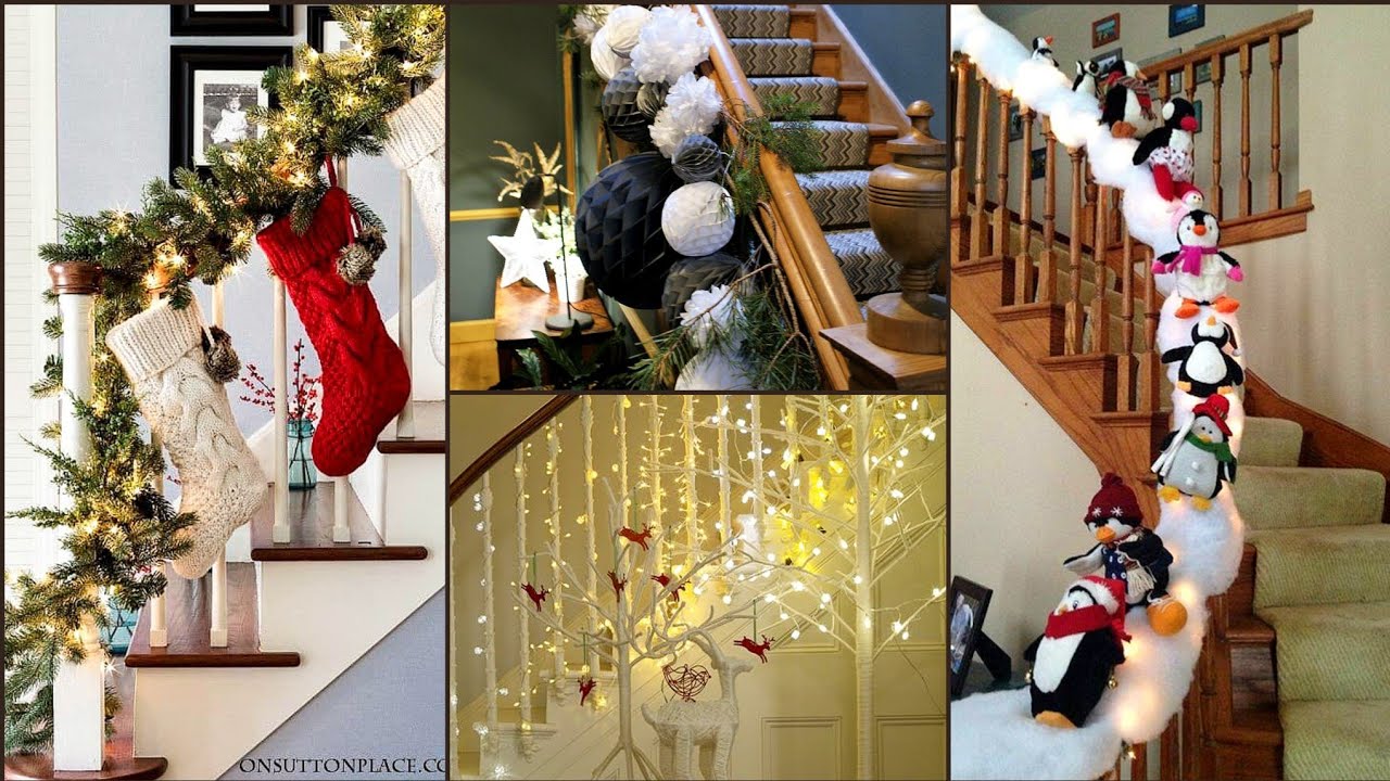 Latest ideas about Christmas decorations for stairs/30+ ideas about stairs decorations for Christmas