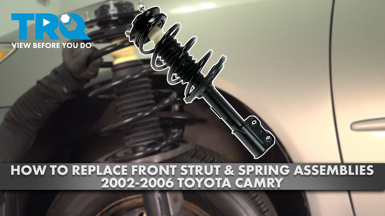 Как заменить передние стойки и пружины в сборе на Toyota Camry 2002-2006 годов