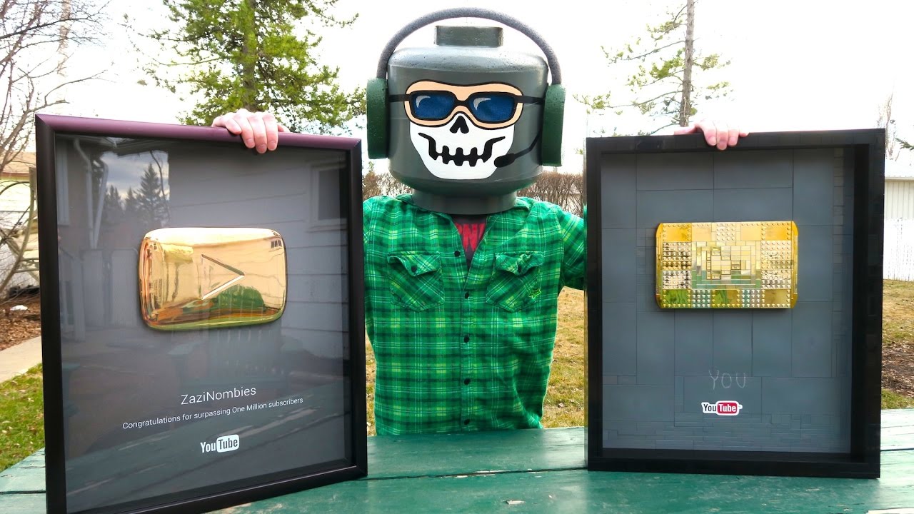 LEGO YouTube Gold Play Button