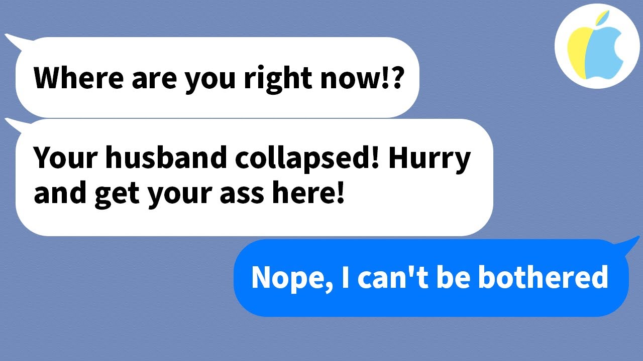 【Apple】My mom-in-law demanded I go to the hospital when my husband collapsed but I ignored her