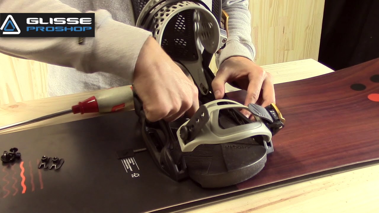 Montage des fixations de Snowboard