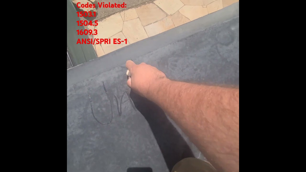 EPDM Roofs dont have to be finished: @PPRBD