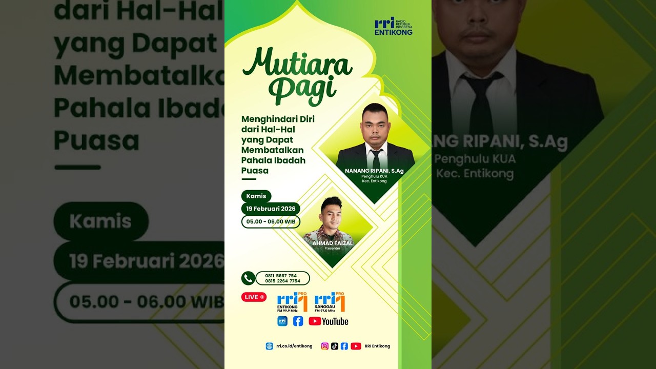 MENGHINDARI DIRI DARI HAL-HAL YANG DAPAT MEMBATALKAN PAHALA IBADAH PUASA