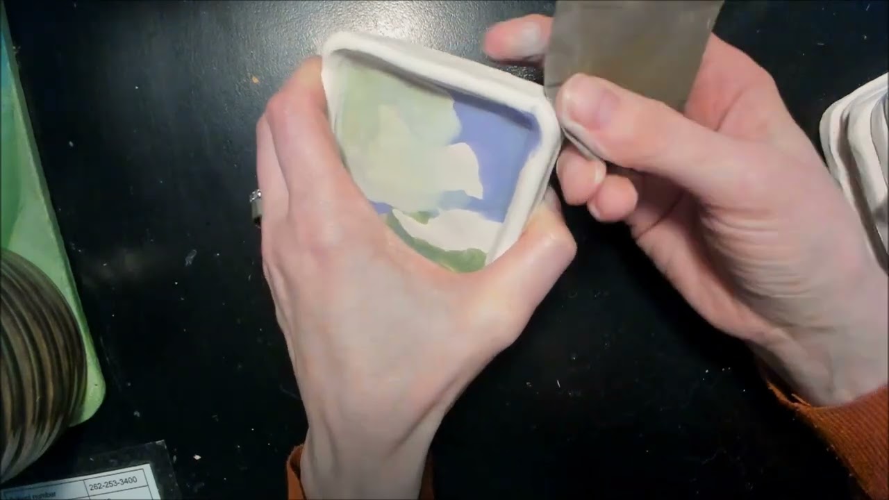 Underglaze Water Paint Surface Treatment