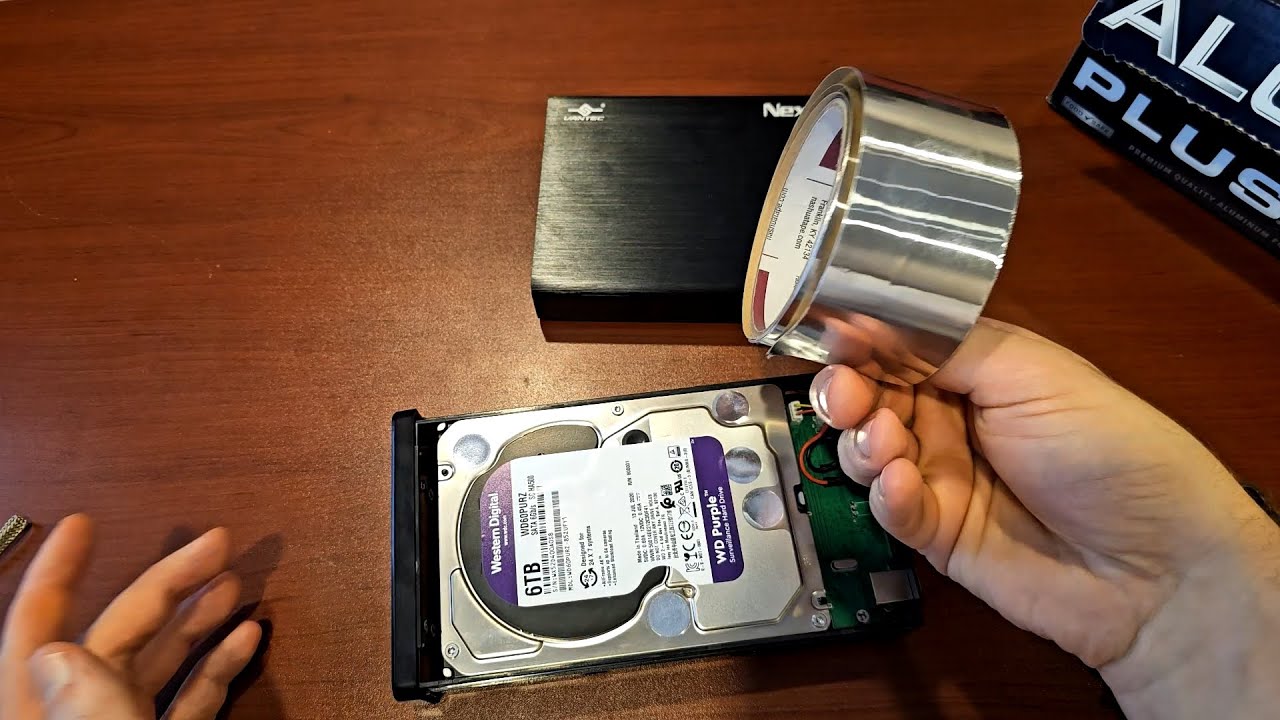 How to easily lower hard drive temperatures in an external HDD enclosure (by a few degrees)