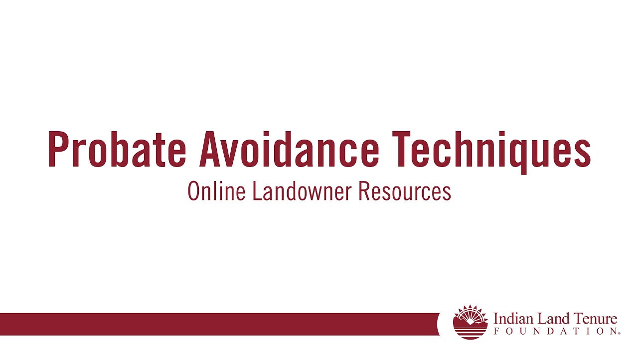 Probate Avoidance Techniques