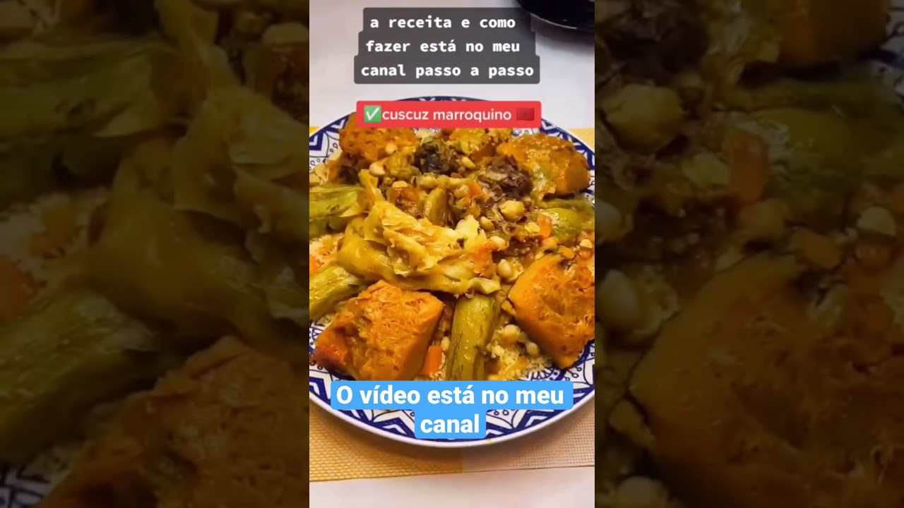 O verdadeiro CUSCUZ😋😱marroquino simples &eacute; f&aacute;cil #cuscuz #culinariasaudavel #vegitarian #shorts