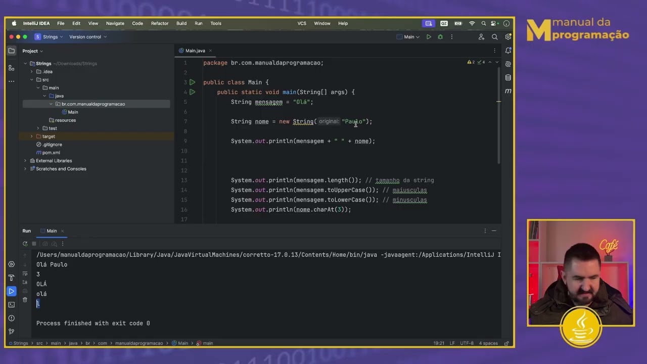 Curso de Java #12 - Trabalhando com Strings
