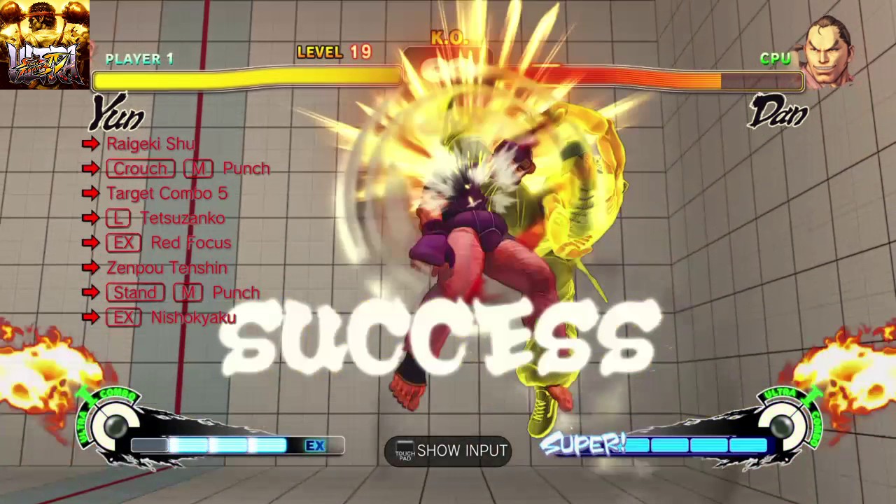 Ultra Street Fighter IV - Yun Ultra Trial 19