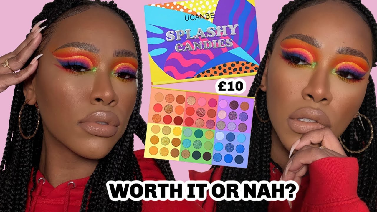 TESTING £10/$13 UCANBE SPLASHY CANDIES PALETTE...SWATCHES AND TUTORIAL