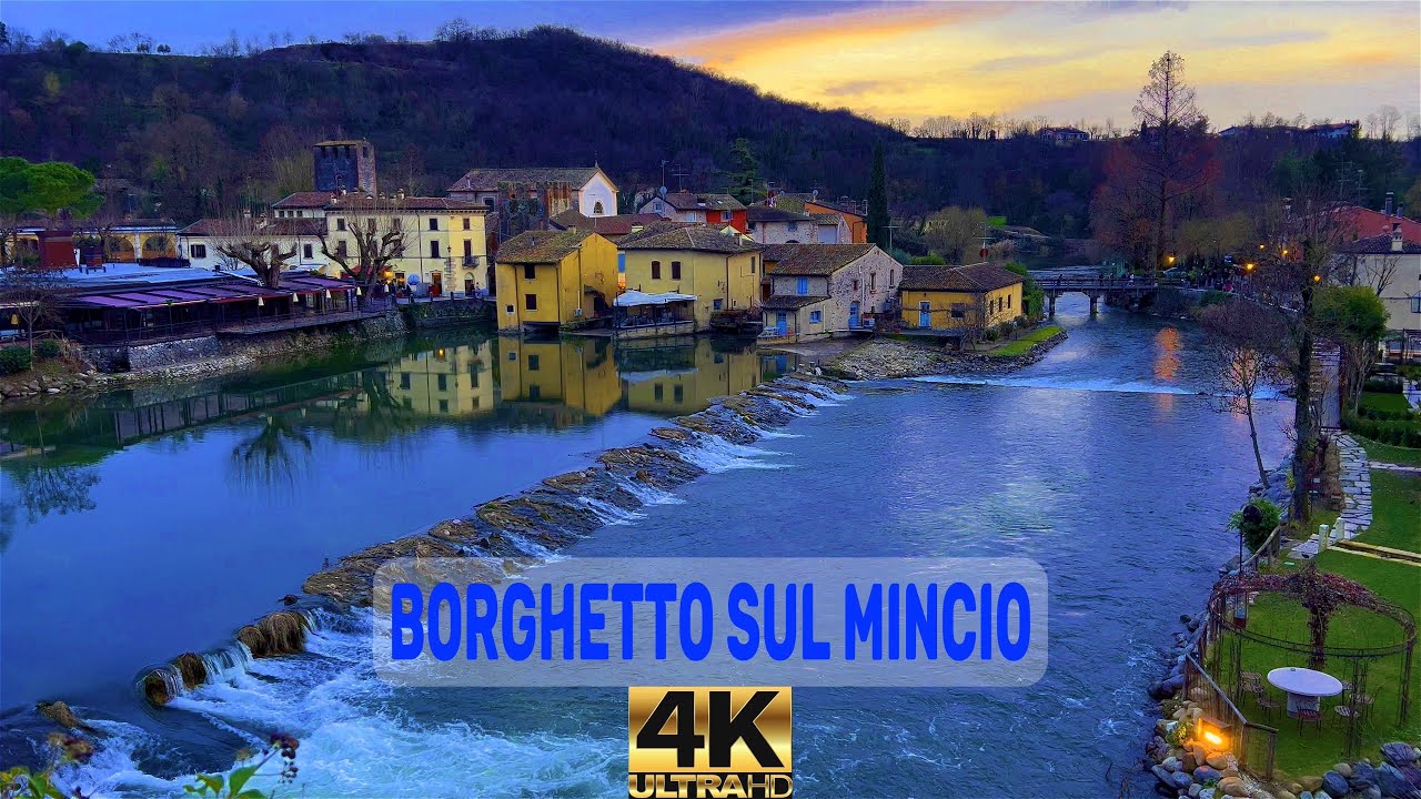 [4K] 🇮🇹 BORGHETTO SUL MINCIO | UNO DEI BORGHI PIÙ BELLI D'ITALIA