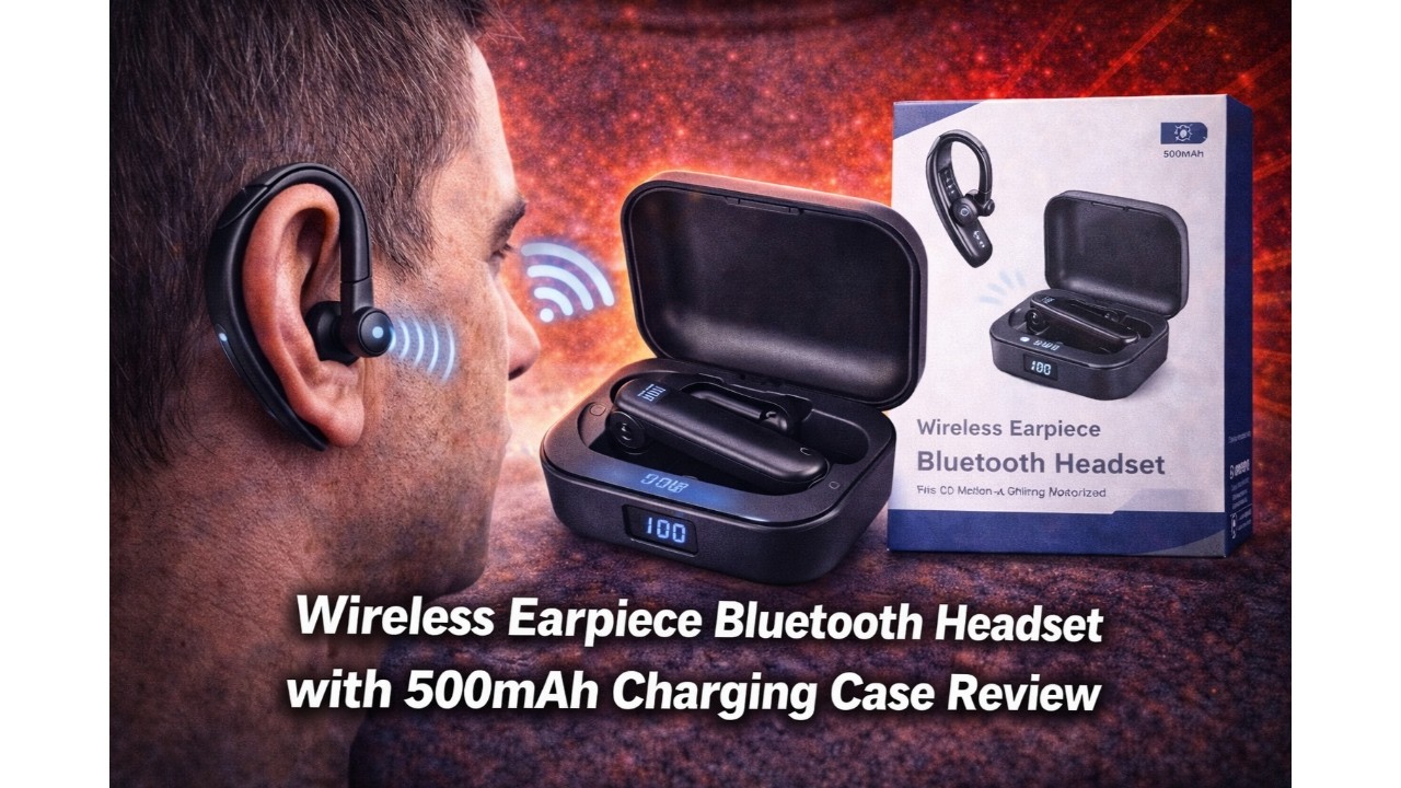 Обзор беспроводной Bluetooth-гарнитуры с зарядным кейсом на 500 мАч | Действительно ли она хороша?