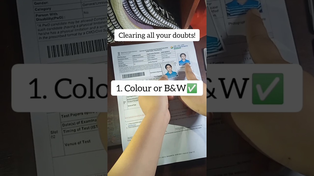 How to fill cuet admit card?✨| Cleared all doubts!!       #cuet2023 #shortfeed #ytshorts