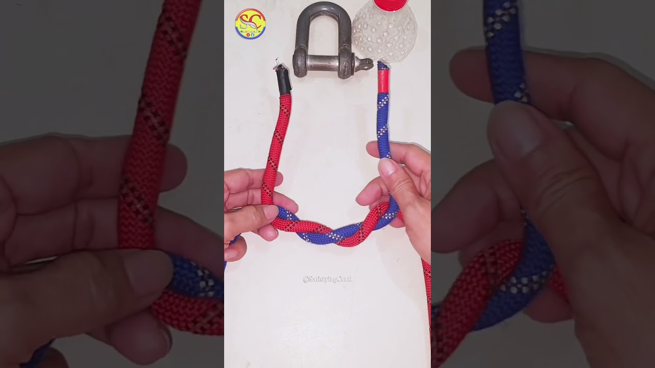 Easy Rope Knot 💡 Step by step learning 7