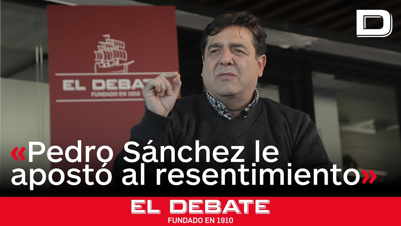 Carlos Pineda: «Pedro Sánchez le apostó al resentimiento y eso no está bien»