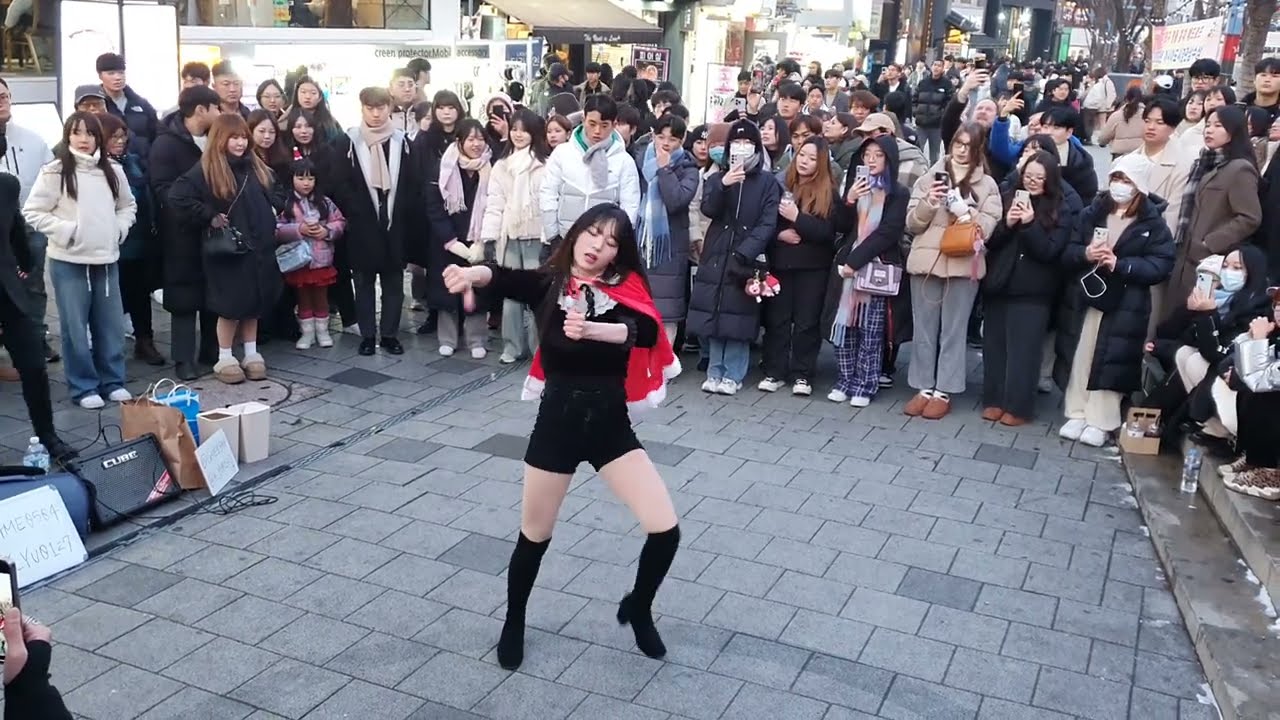 [STREET ARTIST] YU KAGAWA & HYOJIN. CHRISTMAS INTERACTIVE SHOW BUSKING. 231224.