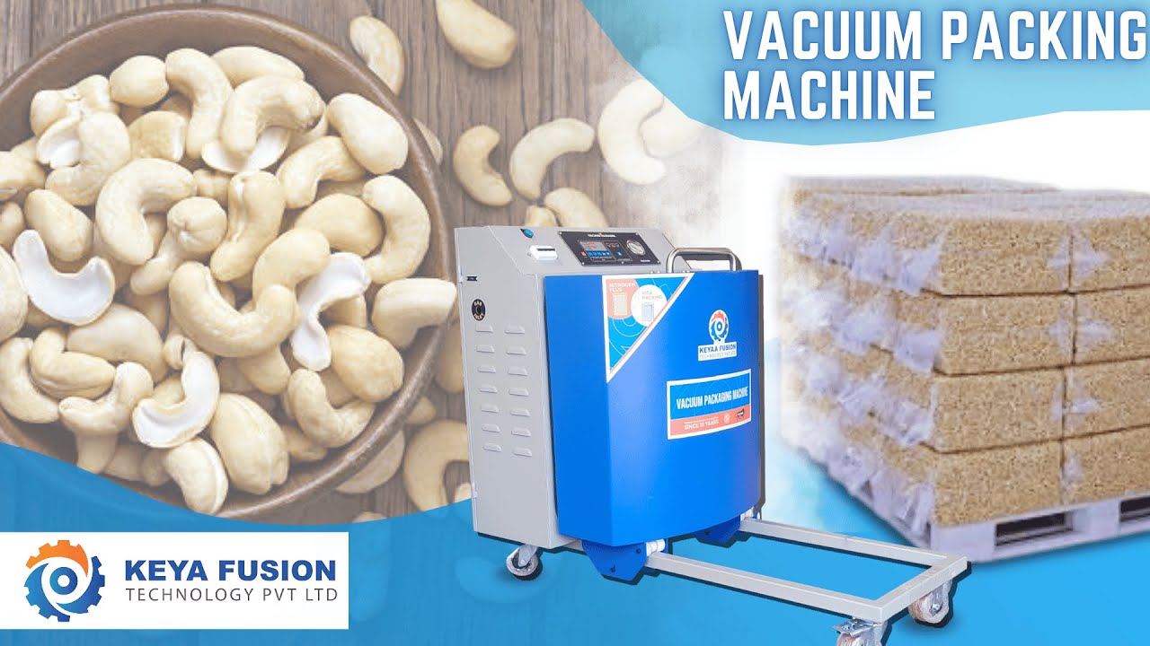 Cashew - Vacuum Packing Machine | 1kg, 5kg, 10kg, 15kg, 20kg, 25kg Capacity | Gas/Nitrogen Flushing
