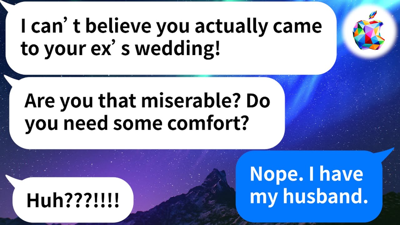 【Apple】My friend invited to her wedding with my ex but no one's laughing when they meet my husband