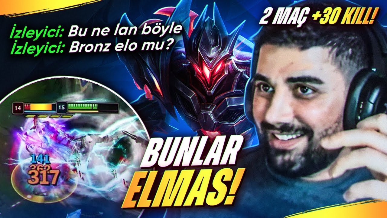 Diamond eloyu bronz elo gibi gösteren Zed