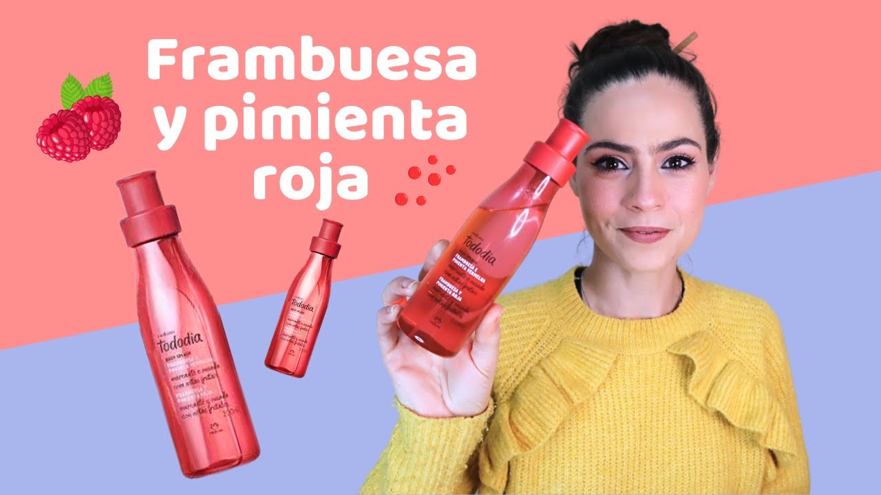 Frambuesa y Pimienta ROJA ¿ El body con más duración de NATURA? ¿Ya teníamos un aroma MUY parecido?