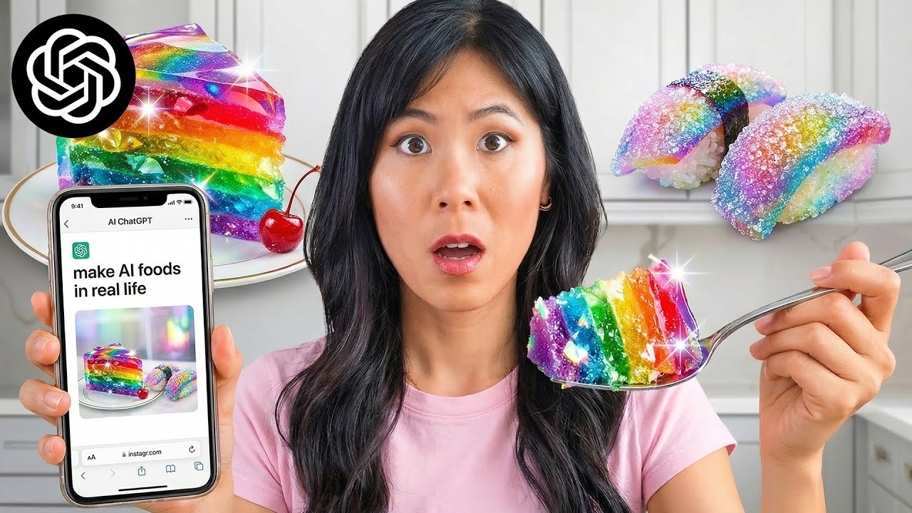 I Tried Making UNREALISTIC AI Foods In Real Life! 🤖