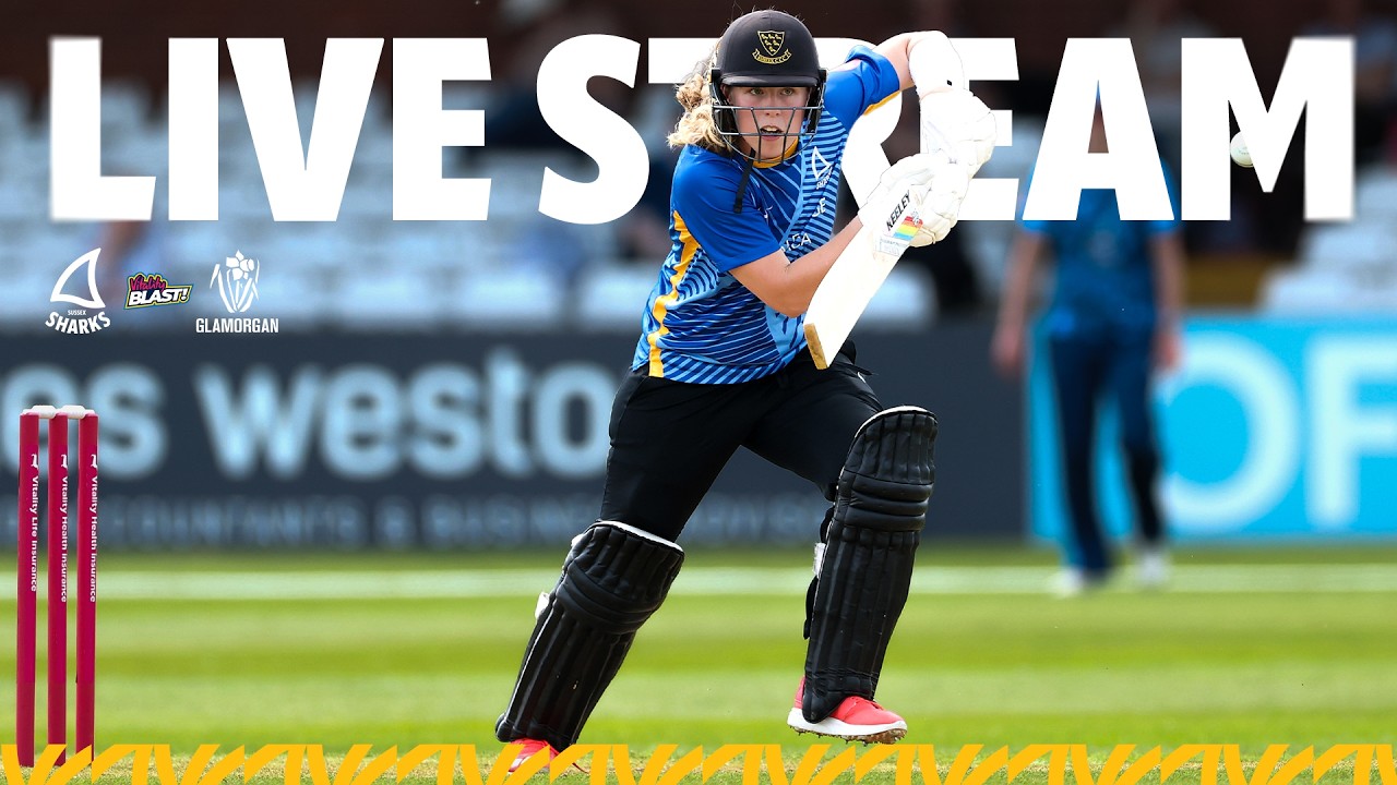 🔴 LIVE STREAM | Sussex Sharks vs Glamorgan | Vitality Blast Women League Two
