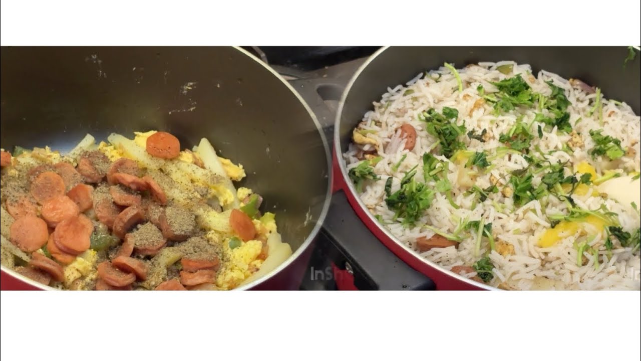 Sausage fried rice#video