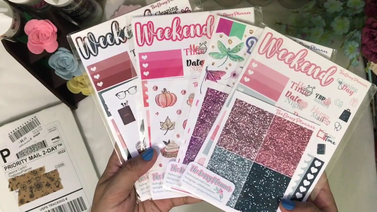 UNBOXING | Planner Stickers | TheBossyPlanner PR Stickers