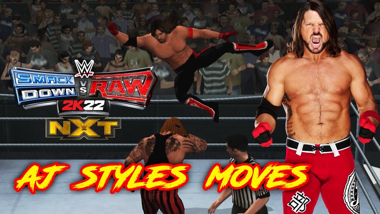 Aj Styles best top phenominal moves in SVR2011 Ps2 / PsP 2021