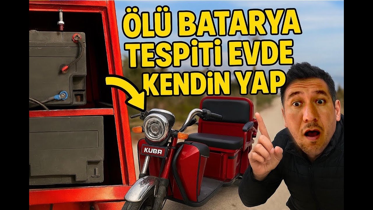 Elektrikli bisiklet akü arıza tespiti Evde yap! + Akü nasıl ölçülür!