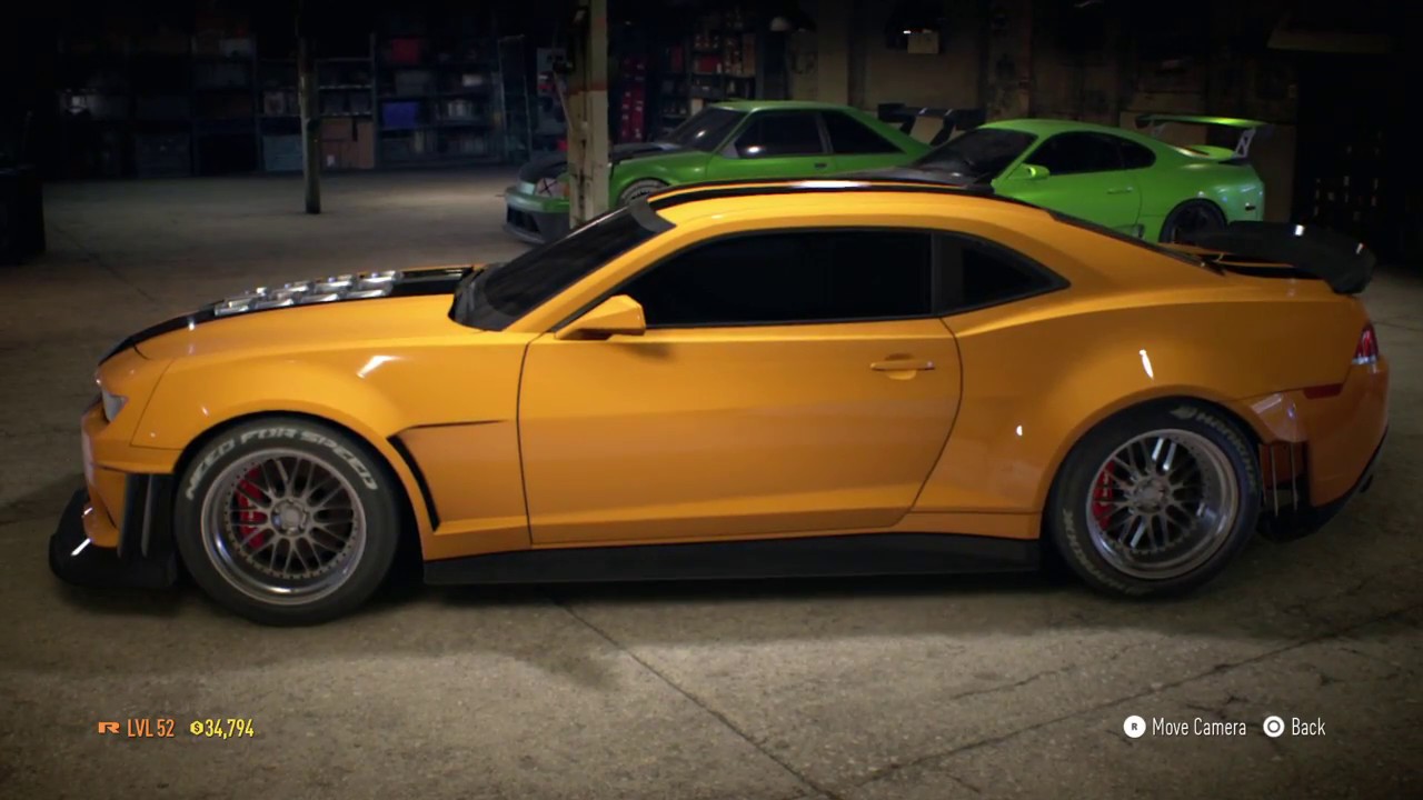 Need for Speed Car Build #30: 2014 Chevy Camaro Z/28 Bumblebee Edition
