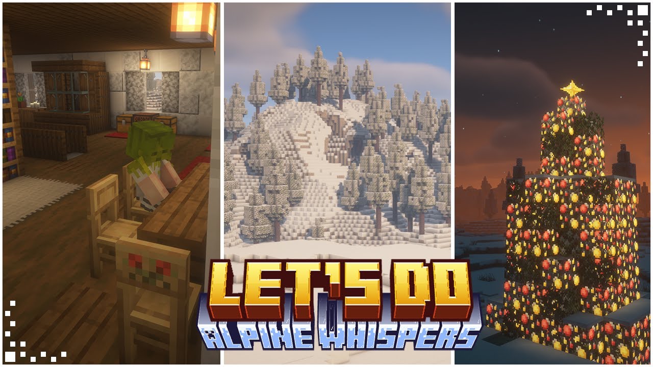 Let's Do Alpine Whispers (Mod Showcase) | Snowy Biomes & Cozy Decor | Fabric/NeoForge 1.21.1