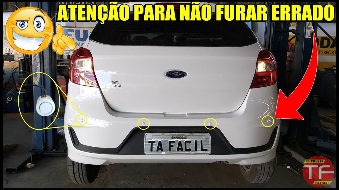Cuidado e atenção para instalar sensor de estacionamento e não furar errado.