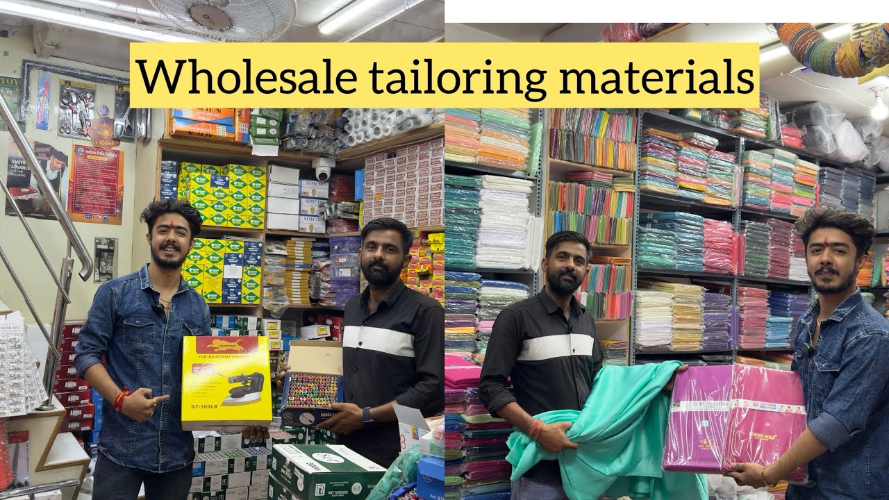 Chickpet Bangalore Wholesale Tailoring Material/Courier Available