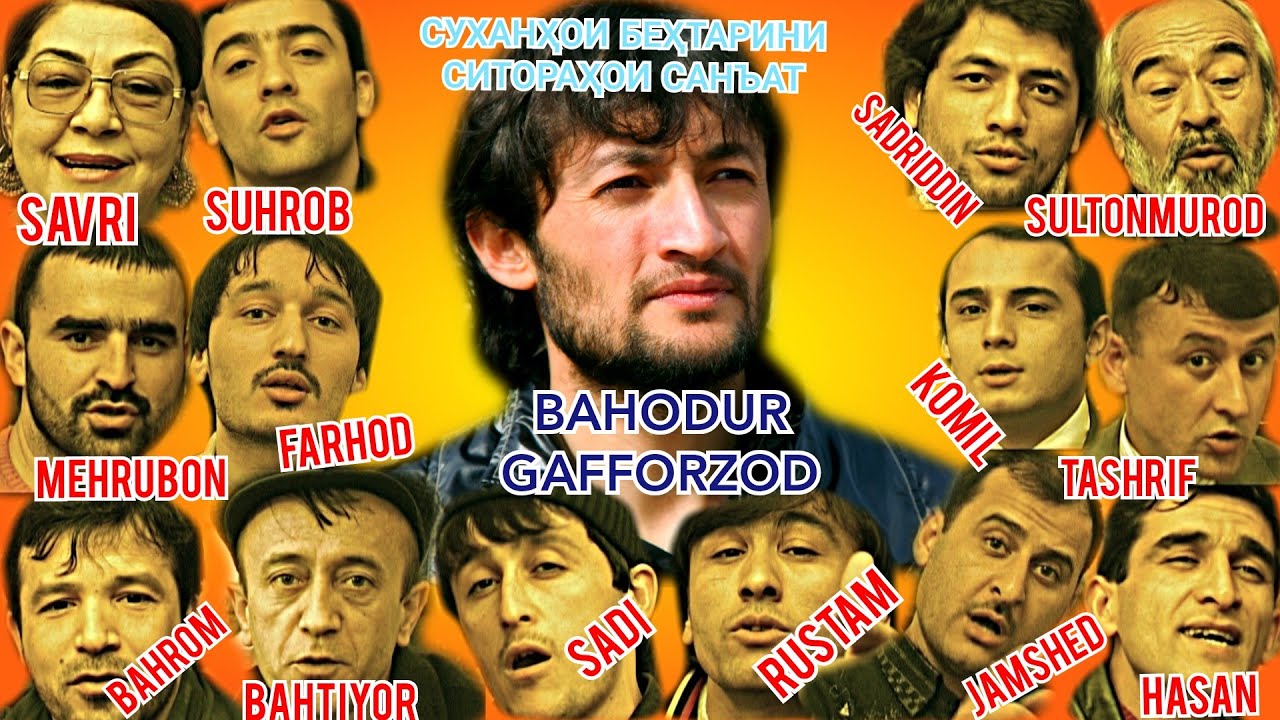 СУХАНҲОИ СИТОРАҲОИ САНЪАТИ ТОҶИК БАРОИ БАҲОДУР