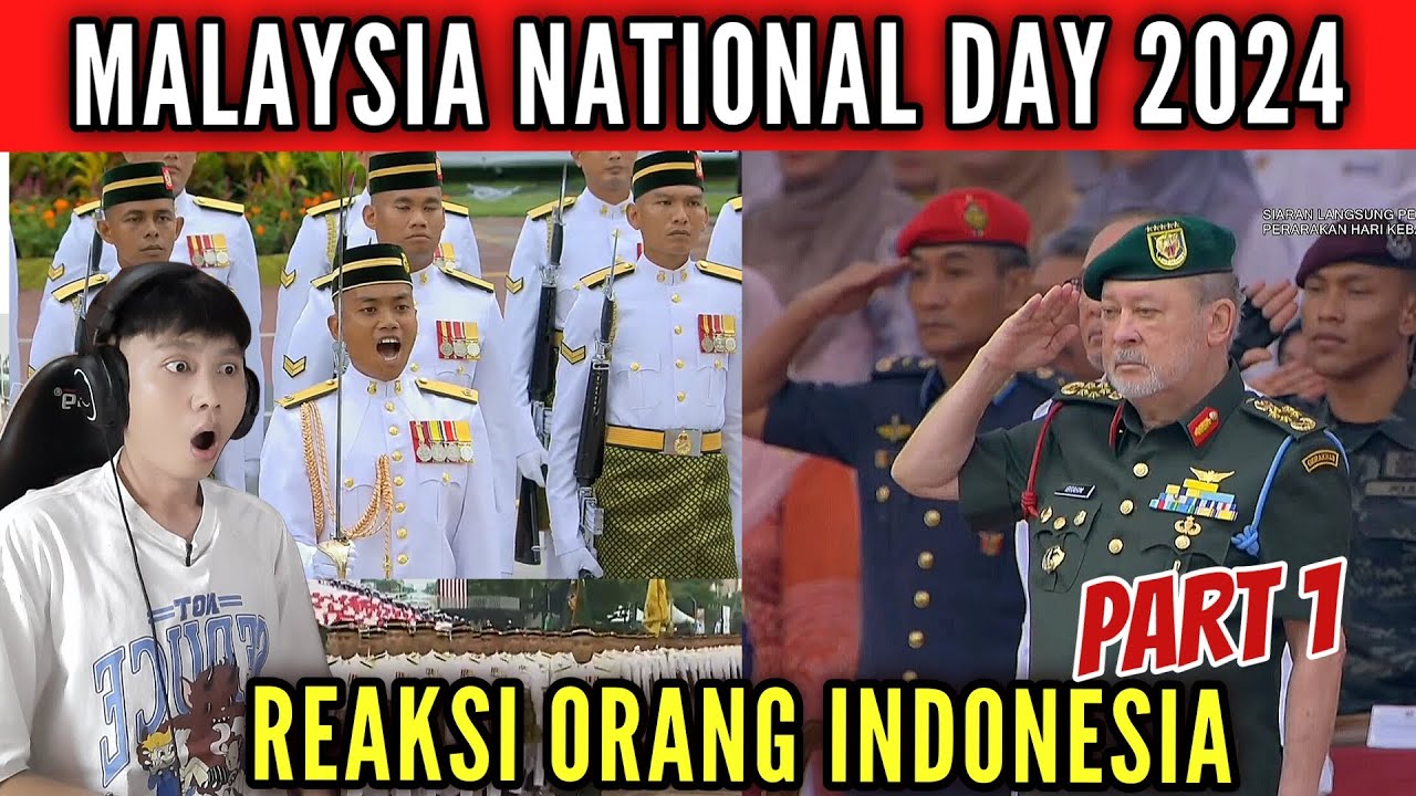 REAKSI ORANG INDONESIA MELIHAT KEMERDEKAAN MALAYSIA 2024 ! KAGUM BANGET MELIHAT KERAJAAN MEREKA !