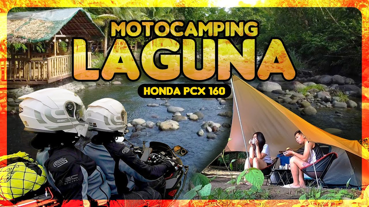 MOTOCAMPING IN LAGUNA | H&B Nature Camp | Liliw, Laguna | Honda PCX 160 | Couple Ride