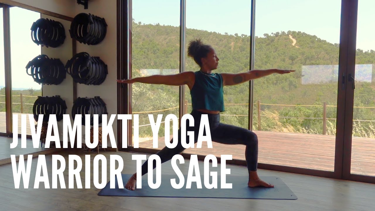 Jivamukti Yoga: Warrior to Sage | 20 Minute Grounding Flow