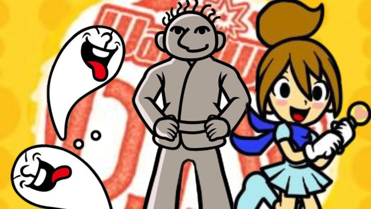 Rhythm Heaven minigames in WarioWare D.I.Y.! Vol.1