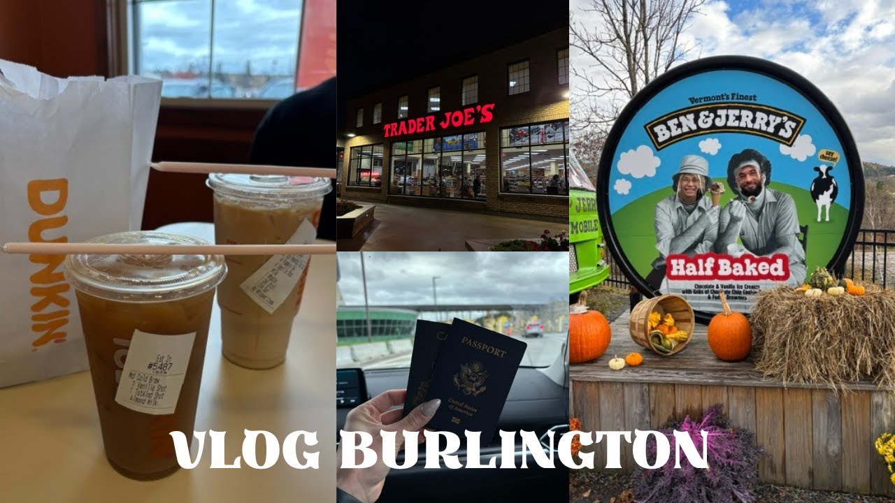 Vlog une journée à Burlington Vermont