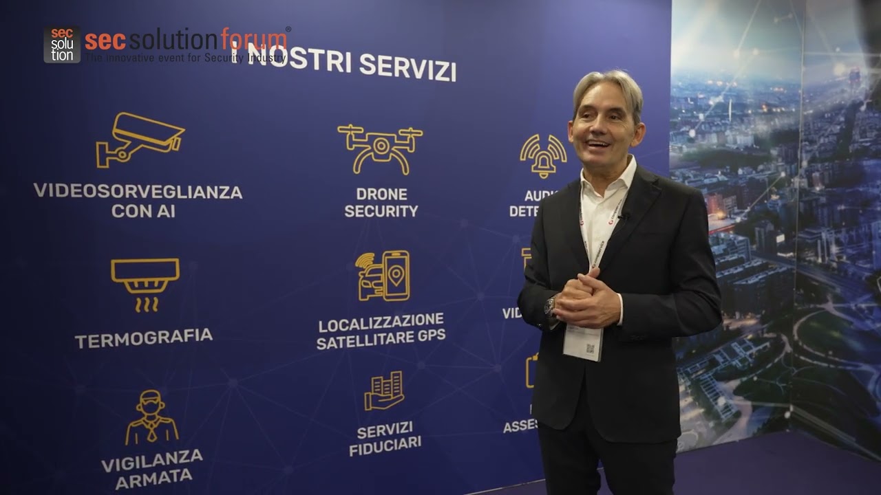 secsolutionforum a Sicurezza 2025 con Sabino Fort, Direttore Commerciale di I.V. Coopservice
